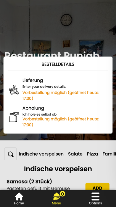 Restaurant Punjab Screenshot