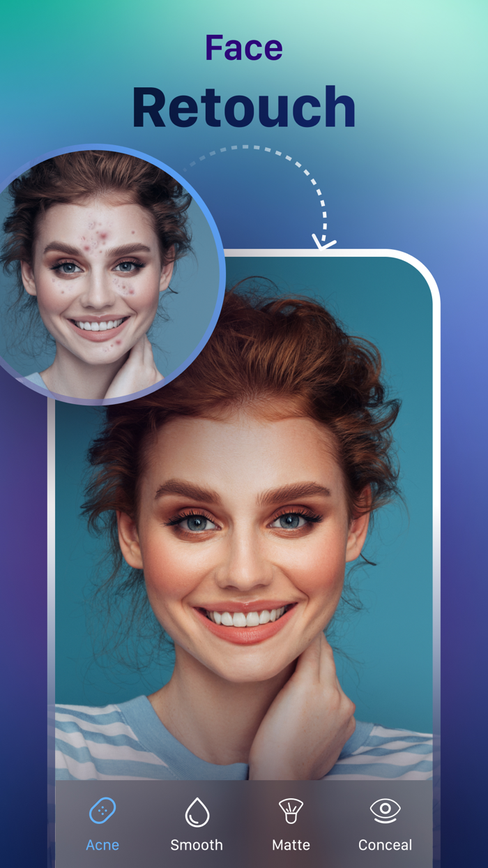 Retouch and Face editor - FaceAI