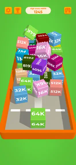 Game screenshot Chain Cube: 2048 3D Merge Game apk