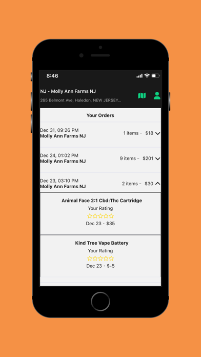 Molly Ann Farms Dispensary Screenshot