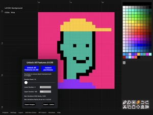 nft pixel art maker screenshot #5 for iPad