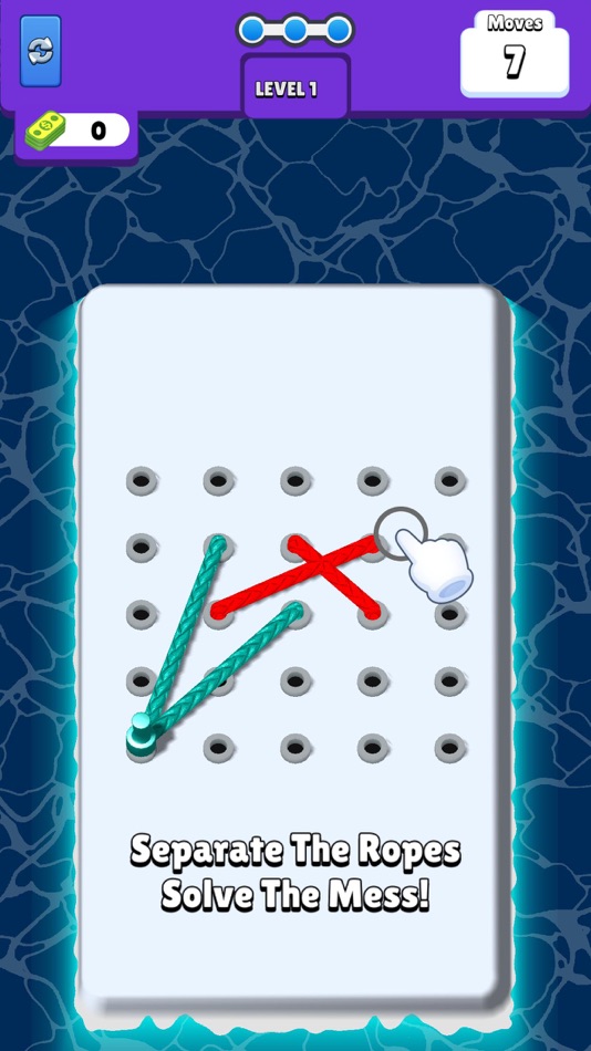 #3. Rope Sort Master (iOS) By: Ramazan Selim Sahin