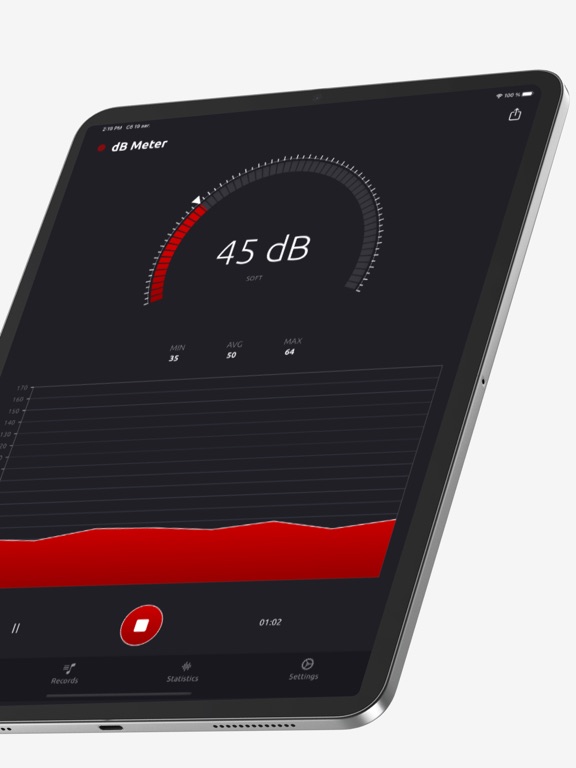 Screenshot #5 pour Decibel Meter - Sonometre dB