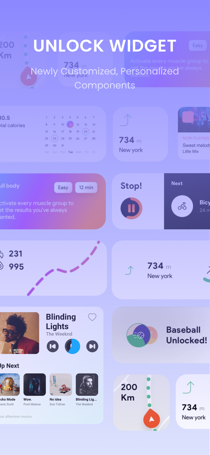 Focus Widgets - Lock and Home