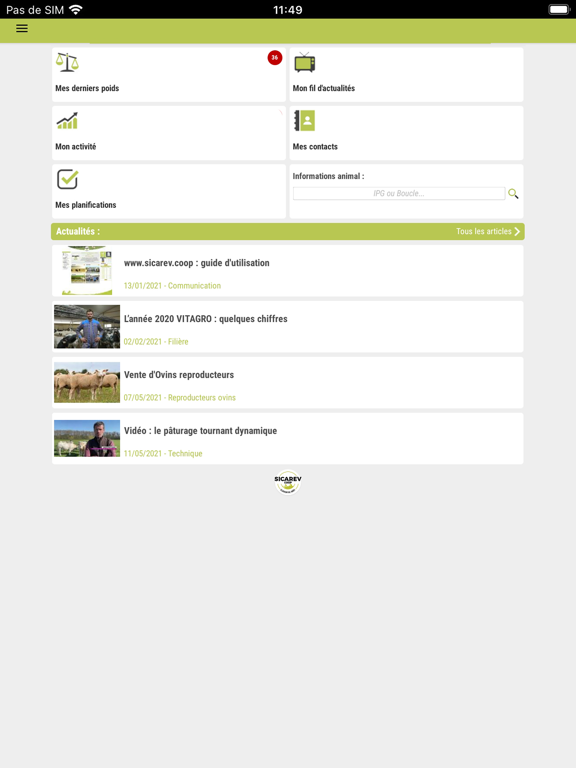 Screenshot #4 pour Sicarev Éleveur