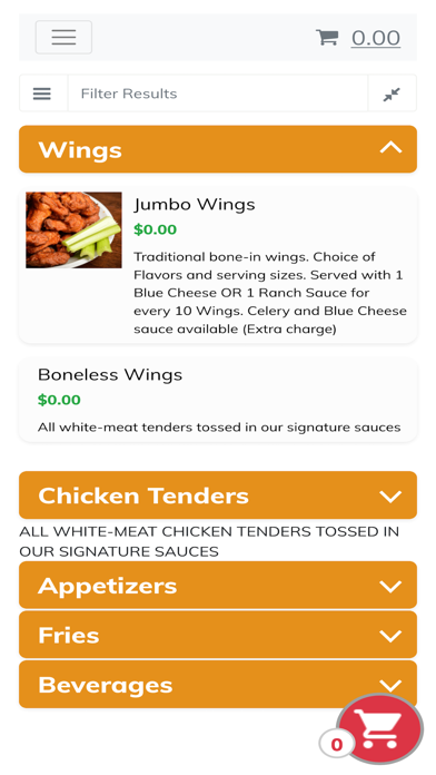 Wings and Things MT Holly Screenshot