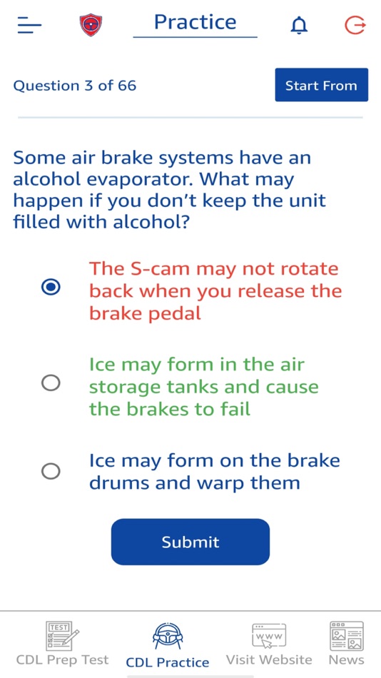 #3. CDL Prep App (iOS) 由: Breakdown Inc