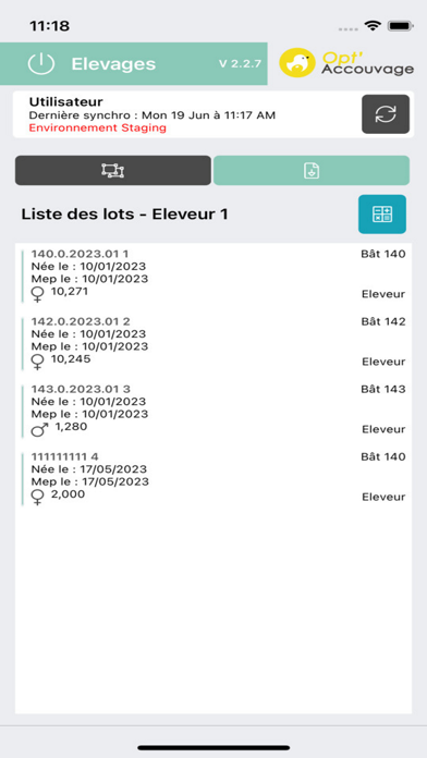Optaccouvage Screenshot