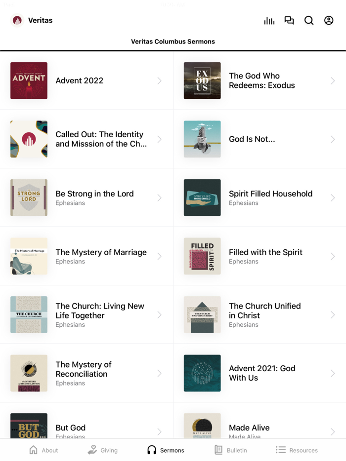 Veritas Community Church App