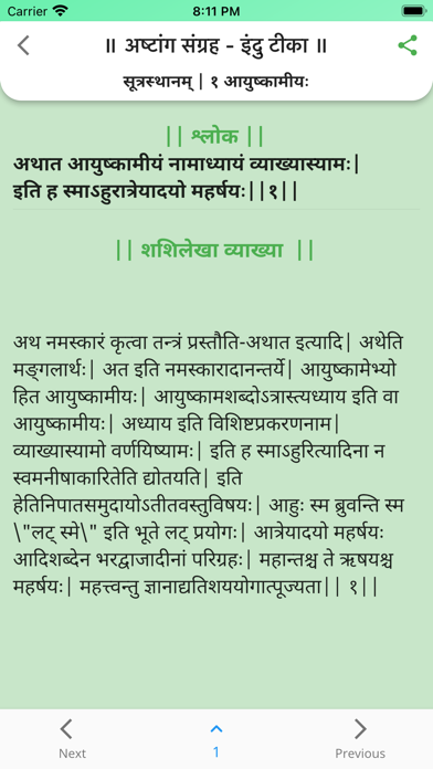 Ashtang Sangraha - Indu Teeka Screenshot