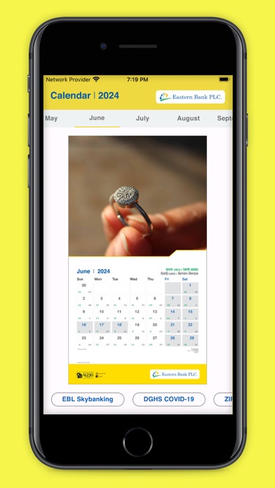 EBL eCalendar Screenshot