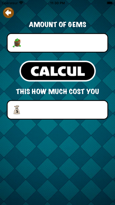 Gems Calculator For CR Screenshot