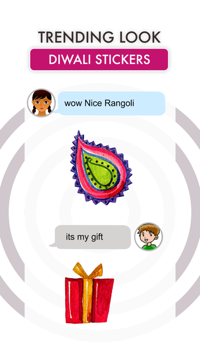 Screenshot #3 pour Diwali Stickers For iMessage!