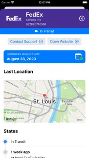 deliveries tracker iphone screenshot 2