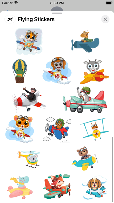 Screenshot #3 pour Flying Stickers