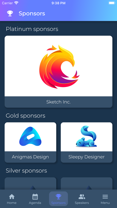 Confi Events Screenshot