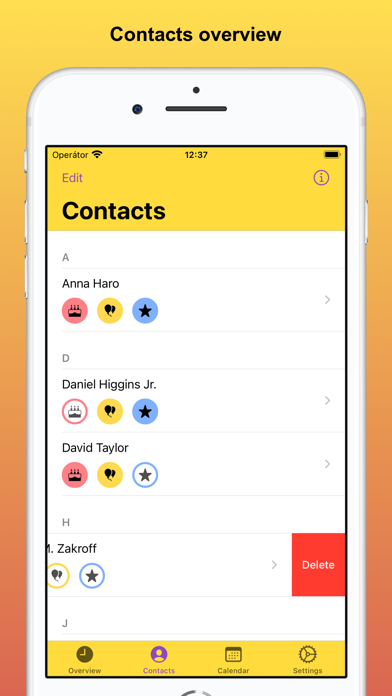 iDays - Namedays & Birthdays Screenshot