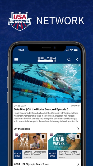 USA Swimming Network Screenshot 2 - AppWisp.com