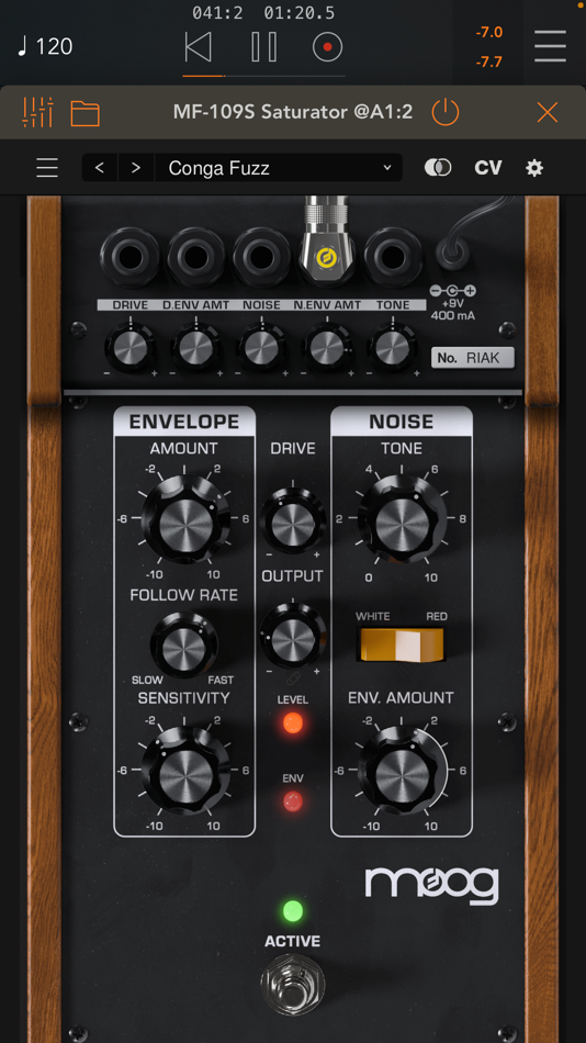 #2. MF-109S Saturator (iOS) 게시자: Moog Music Inc.