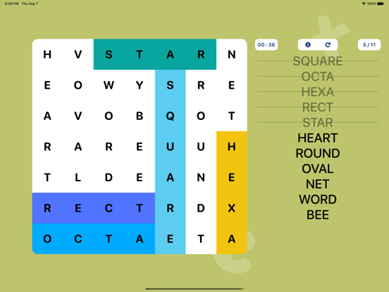 Screenshot #4 pour Word Search & Find Puzzle Game