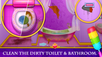 Princess House Cleaning Games Screenshot