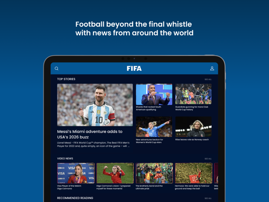 The Official FIFA App iPad app afbeelding 2