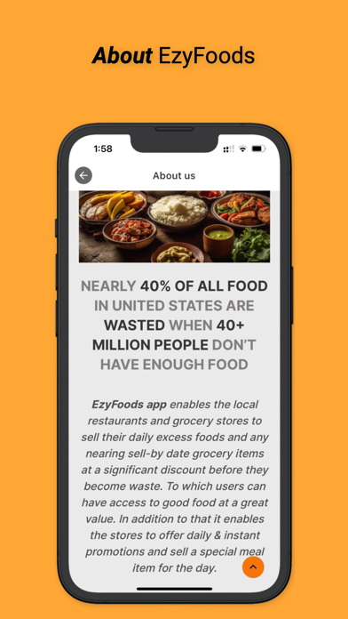 EzyFoods Screenshot