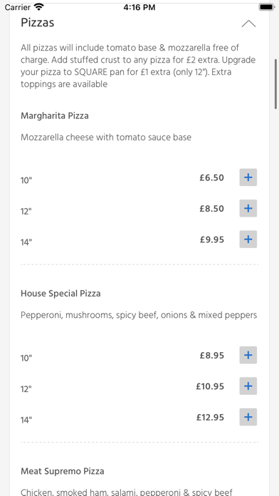Gourmet Grill & Bistro, UK Screenshot