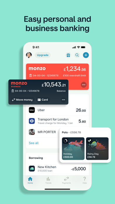 Monzo Bank - Mobile Bankingのおすすめ画像2