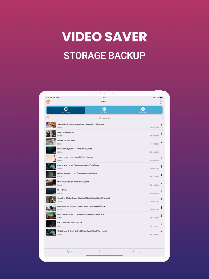 Video Saver - Edit Flip Trim