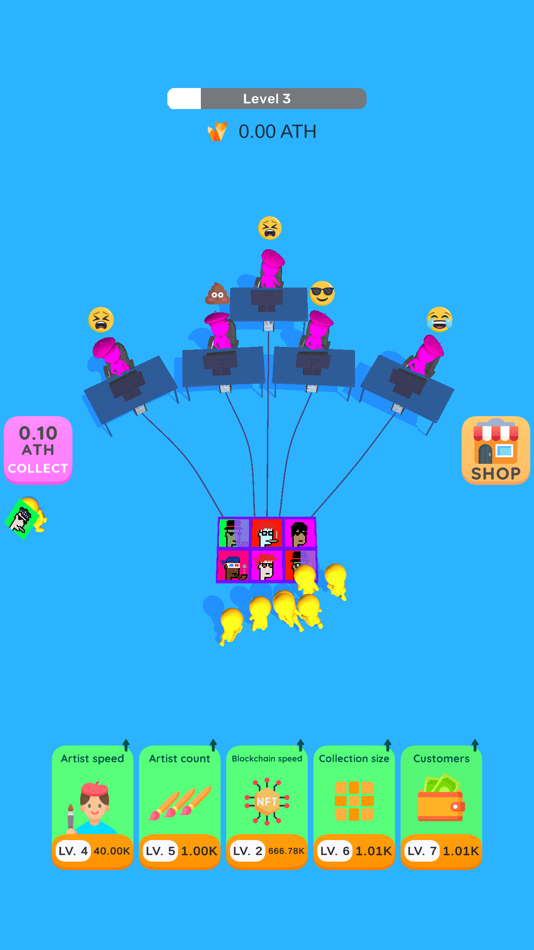#3. Idle NFT (iOS) 由: SDP Games SAS