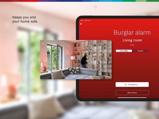 Bosch Smart Home iPad app afbeelding 3