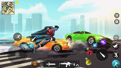 Flying Hero City Crime RPG Screenshot