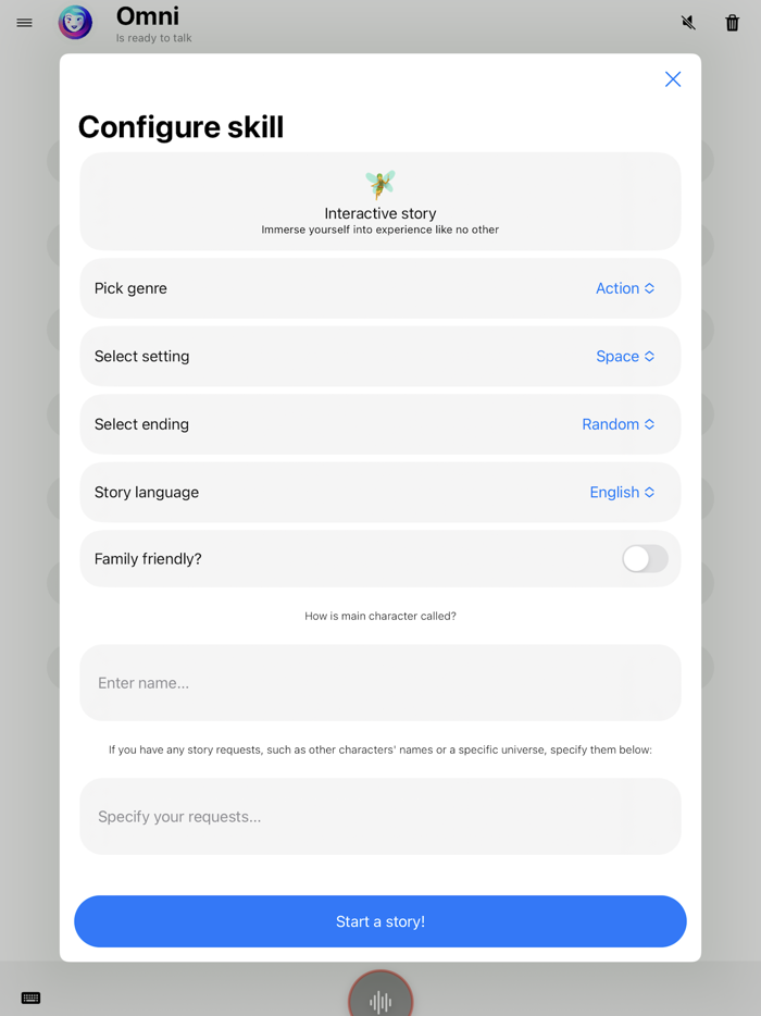 Omni Voice AI Assistant Bot