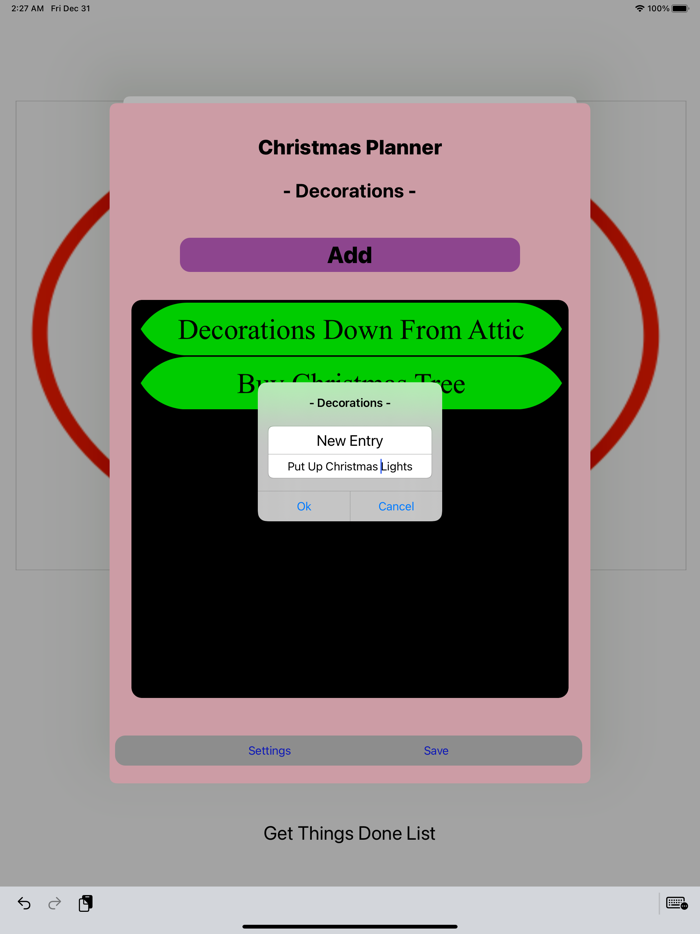 MightyTick Christmas Planner