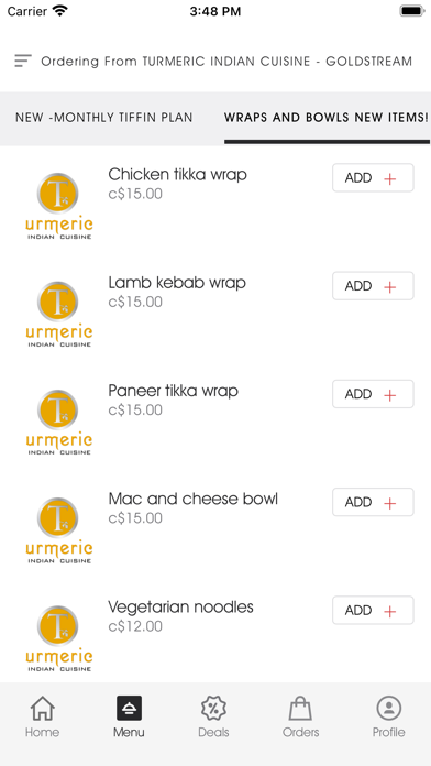 Turmeric Indian Cuisine Screenshot