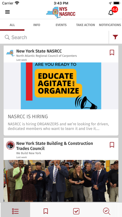 NASRCC NYS Screenshot
