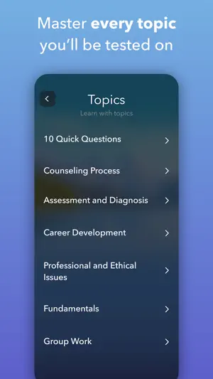 NCE Test Prep 2026 screenshot 2