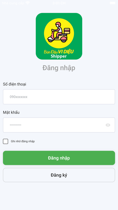 Bún đậu Vi Diệu Shipper Screenshot