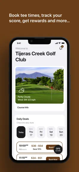 Game screenshot Tijeras Creek Golf Tee Times mod apk