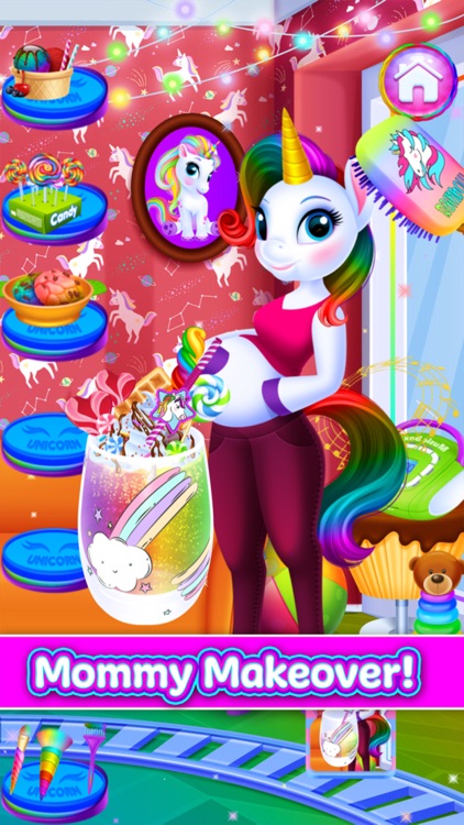 Unicorn Baby Pet Girl Games screenshot-3