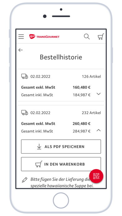 Transgourmet DE Screenshot