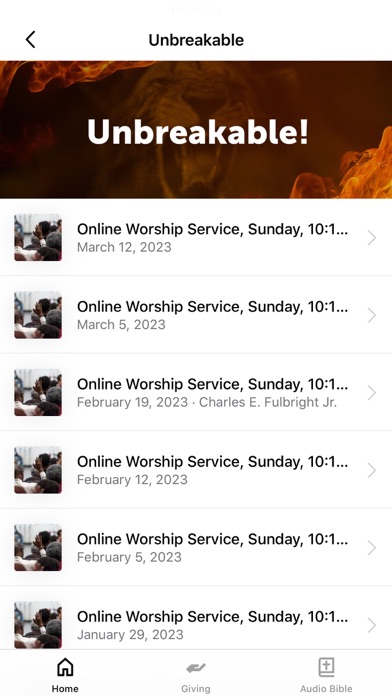 Eastland Church of Christ Screenshot