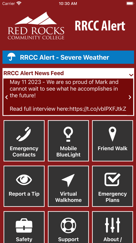 #1. RRCC Alert (iOS) 由: State Board for Community Colleges and Occupational Education