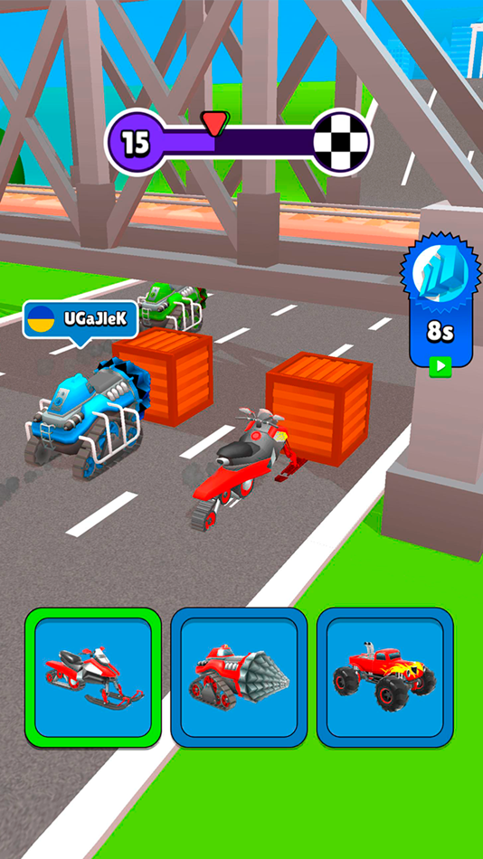 #3. Shape Shifting Race (iOS) By: Vira Games Inc.