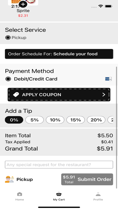 Capital Seafood Market Screenshot