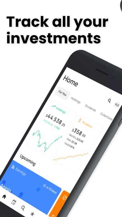 Stock Events Market Tracker Screenshot
