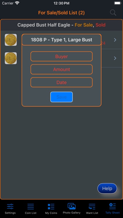 Capped Bust Half Eagle screenshot-7
