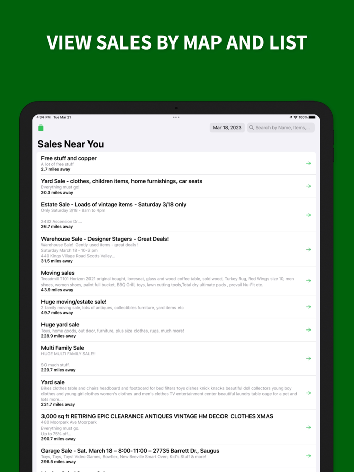 LuckySale Garage Sale Finder