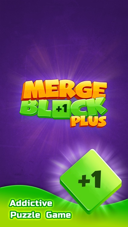 Merge Block Plus Number Puzzle